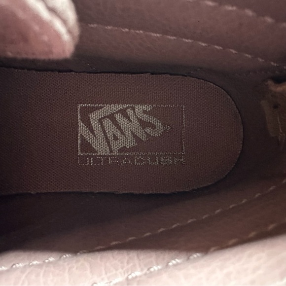 VANS Sk8-Hi Slim Back Zip Mono Python Twilight Mauve Suede W8.0/ M6.5 - Picture 7 of 12